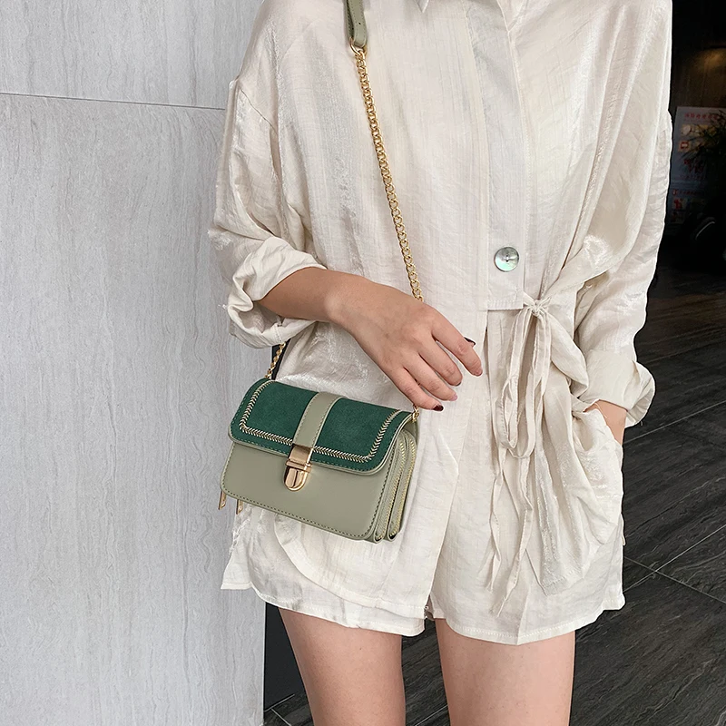 Женские сумки мессенджеры Корейская версия женская сумка модная однотонная с