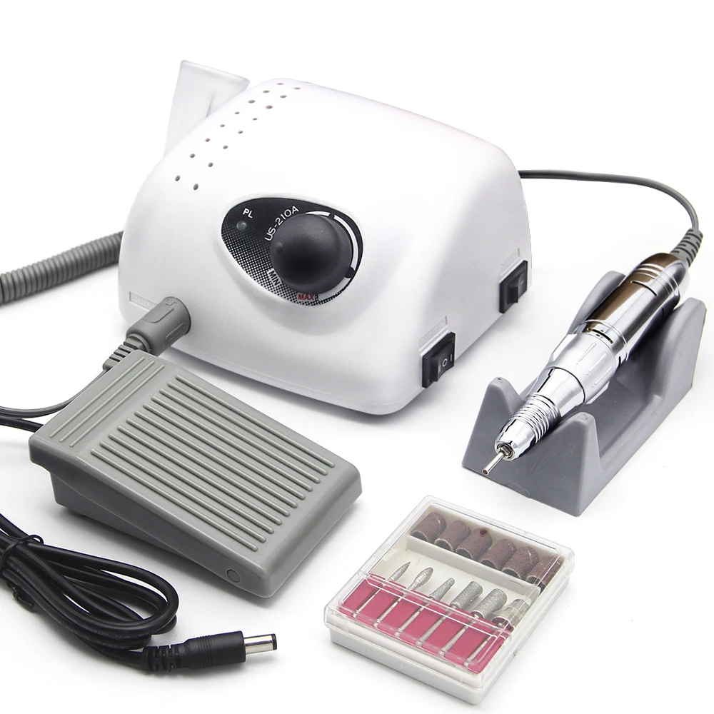 

LKE 35000 RPM Electric Nail Drill Machine Mill Cutter Sets For Manicure Nail Tips Manicure Electric Nail Pedicure File