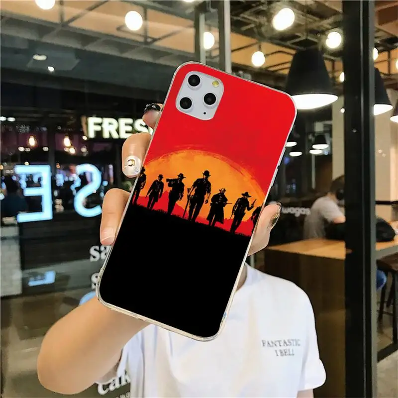 Чехол для телефона Red Dead Redemption 2 Shell iphone 12 pro max 11 XS MAX 8 7 6 6S Plus X 5S SE 2020 XR | Мобильные
