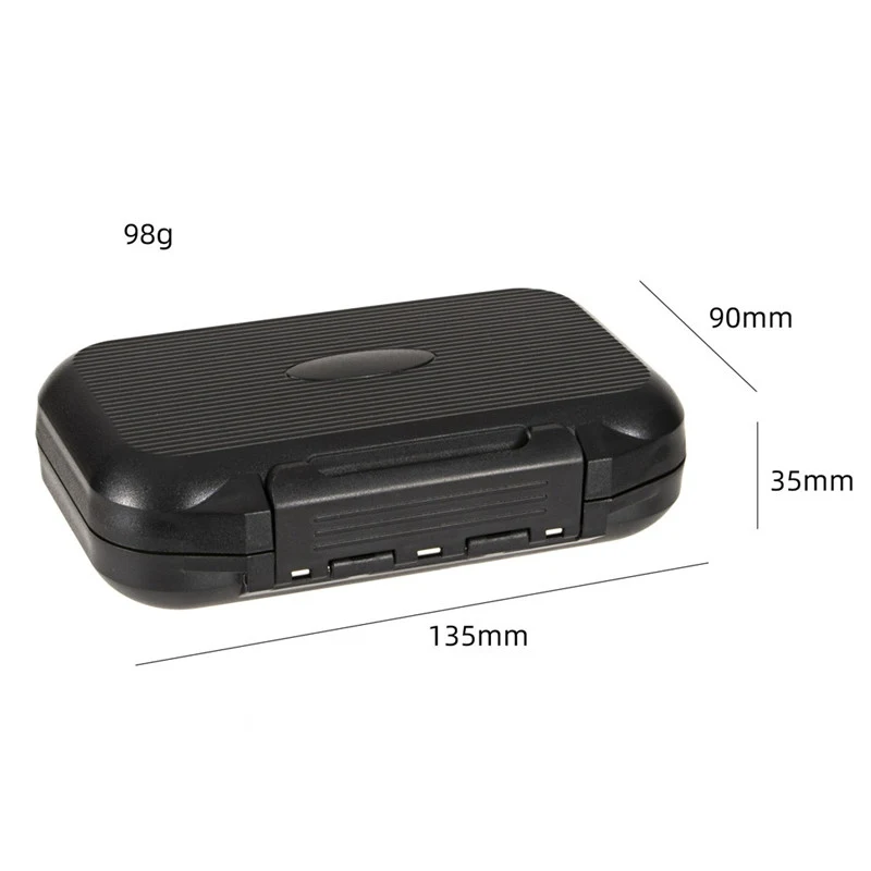 Fly Fishing Lures Trout Storage Box Porttable Waterproof Container Double Sided Tools Case | Спорт и развлечения