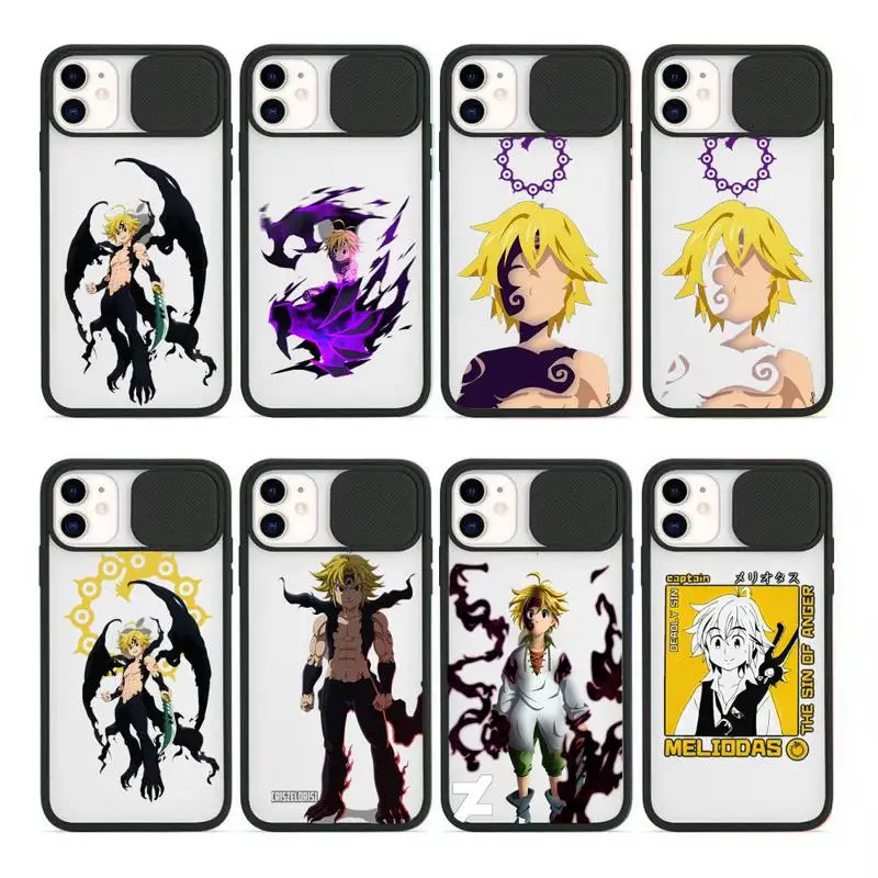 

anime seven deadly sins Phone Case For iPhone 12 11 8 7 se 2020 mini pro X XS XR MAX Plus Transparent Camera Protection Cover