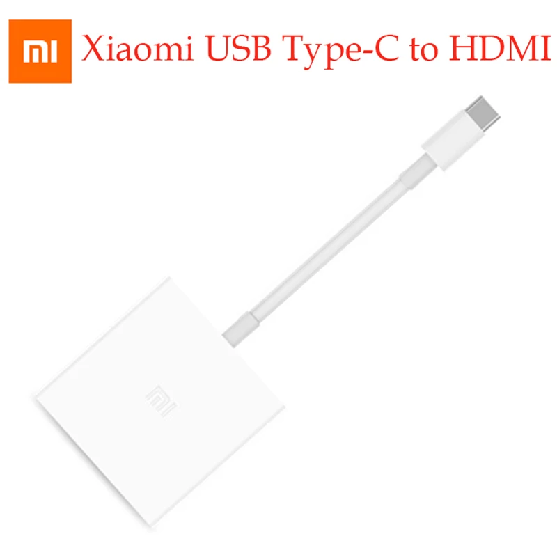 Оригинальное зарядное устройство Xiaomi Type C USB 3 1 к 0/HDMI гнездовой адаптер с