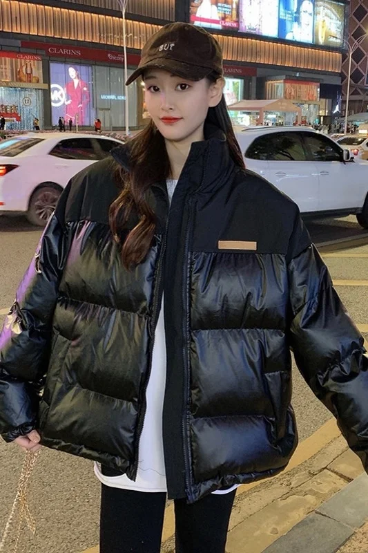 Осеннее пальто в Корейском стиле 2021 новая модная одежда с хлопковой подкладкой и