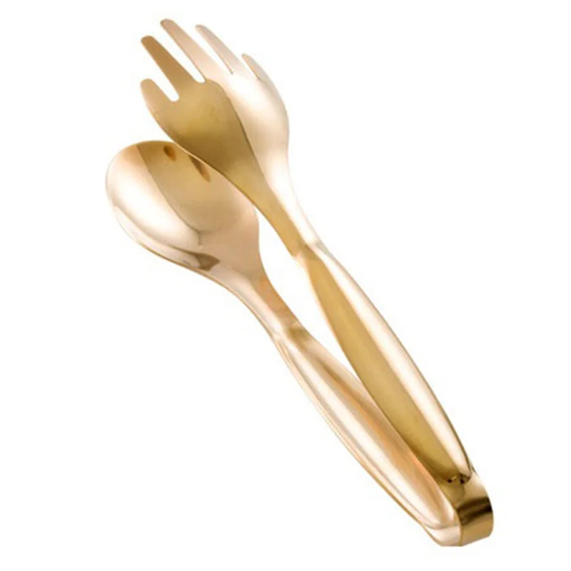 

Золотые щипцы для еды из нержавеющей стали