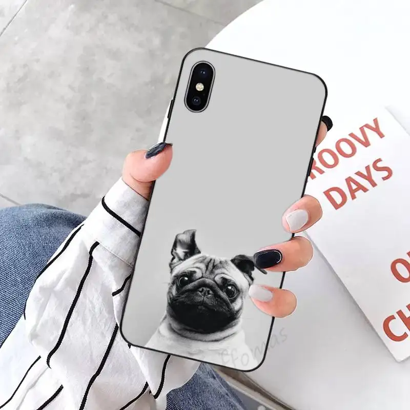 

Cute Funny French Bulldog Phone Cases for iPhone 11 12 pro XS MAX 8 7 6 6S Plus X 5S SE 2020 XR