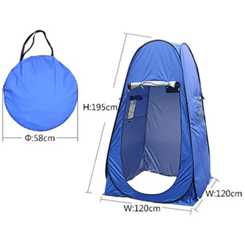 

Portable Outdoor Shower Bath Changing Fitting Room camping Tent Shelter Beach Privacy Toilet tent for outdoor