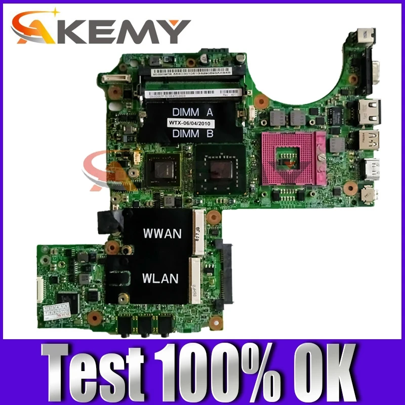 

Original Laptop Motherboard For DELL XPS 1330 M1330 Mainboard 06247-4 CN-0K984J 965 G86-631-A2 DDR2