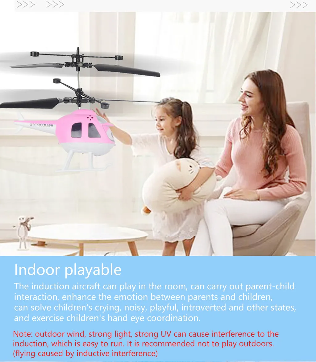 quadrocopter with camera Mini RC Infraed Induction Helicopter Aircraft Flashing Light Toys Gift Dedicated Camera Compatible | Игрушки и