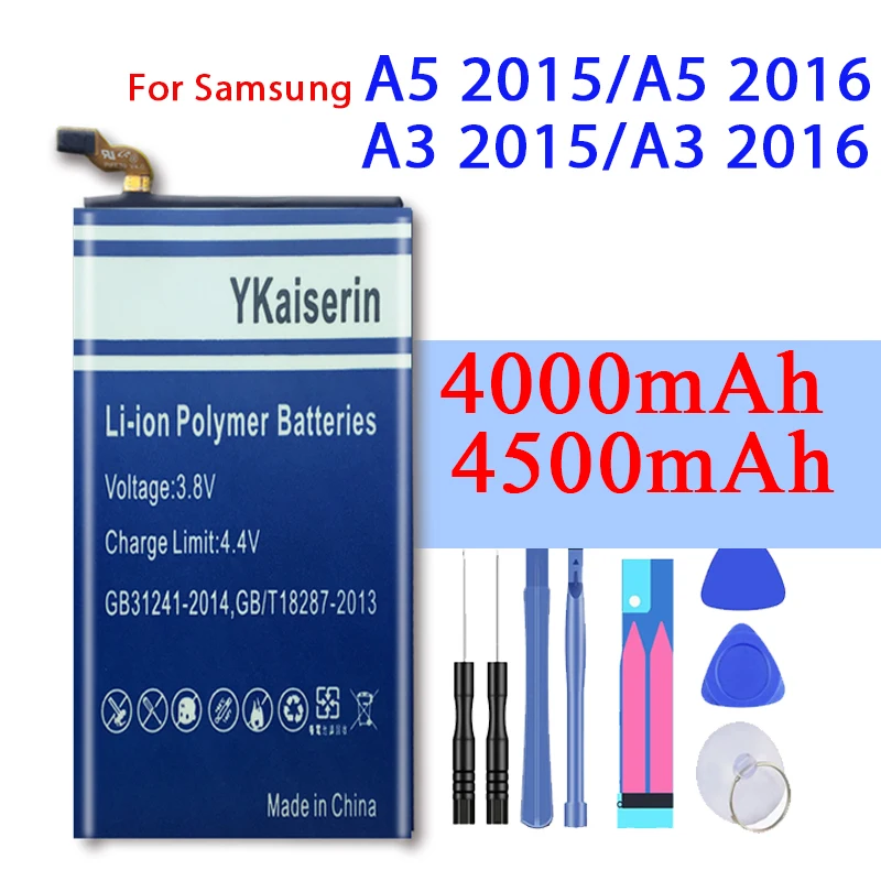 Аккумулятор для Samsung Galaxy A3 2015 Version A300 A3000 2016 Edition A310 SM A310F A5 A510 A500 A5000|Аккумуляторы