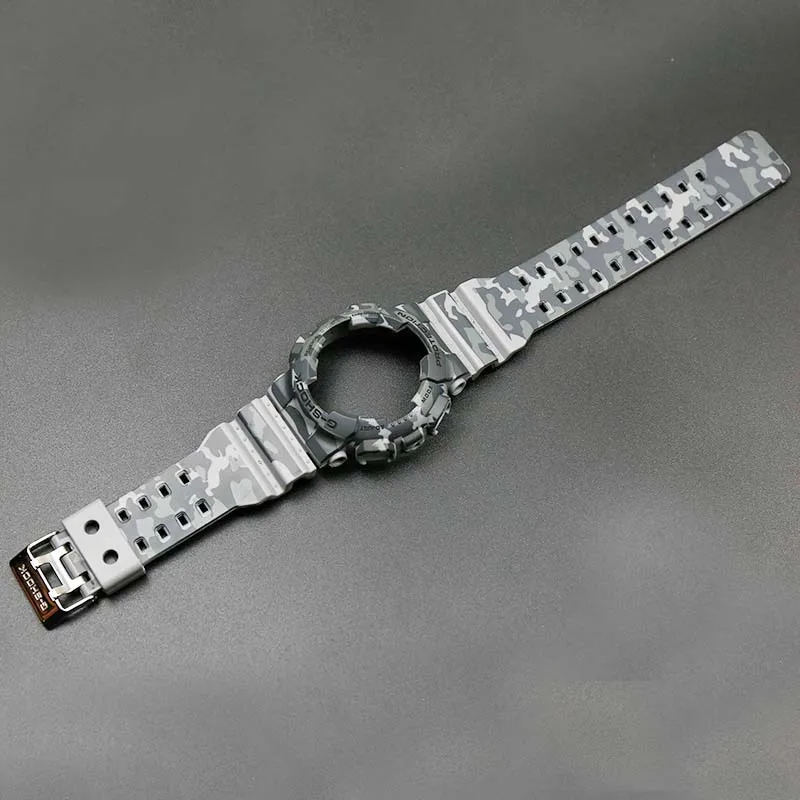 

Watch Accessories Band&Case Camouflage Resin Watch Strap Case Set for Casio watch SHOCK GLS GD GA110 GA100 GD120 Watch Bracelet