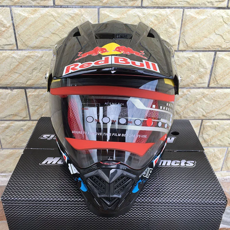 Motorcycle Helmet Motorcycle Riding Full Face Helmet Motocross Men's Adventure Downhill Racing Helmet DOT