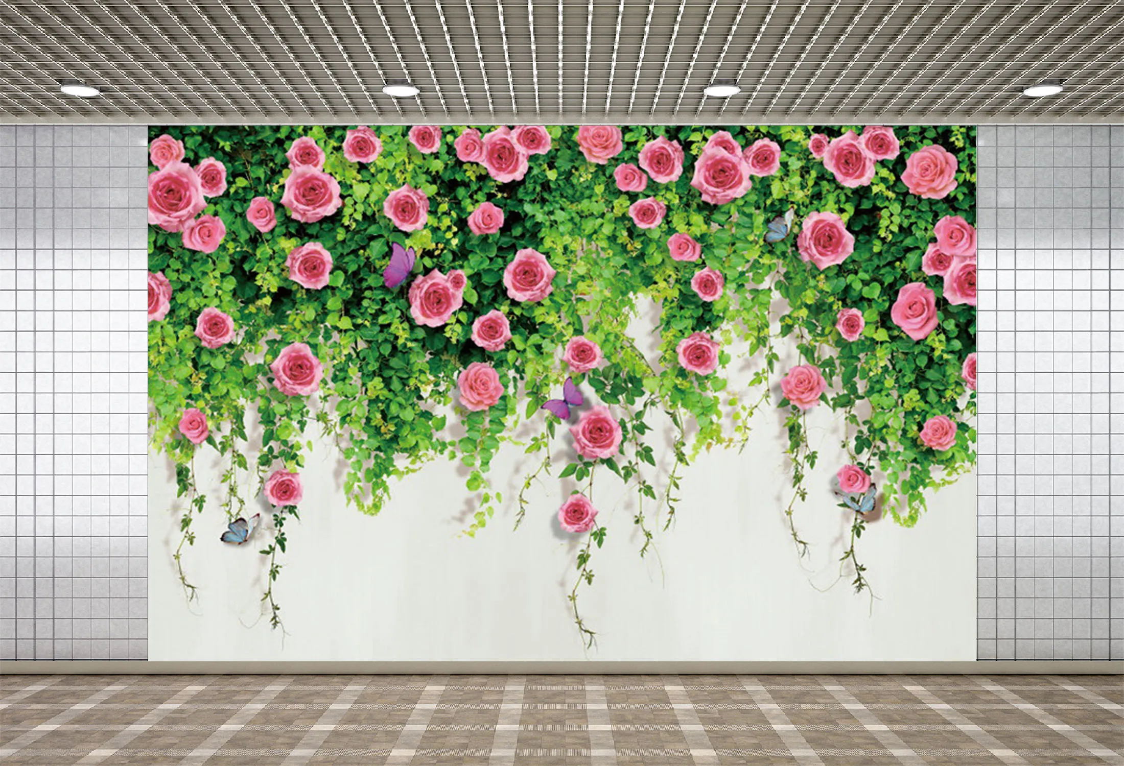 

Фоны Lyavshi для детской душевой кабины, с натуральными растениями, розовыми и красными цветами