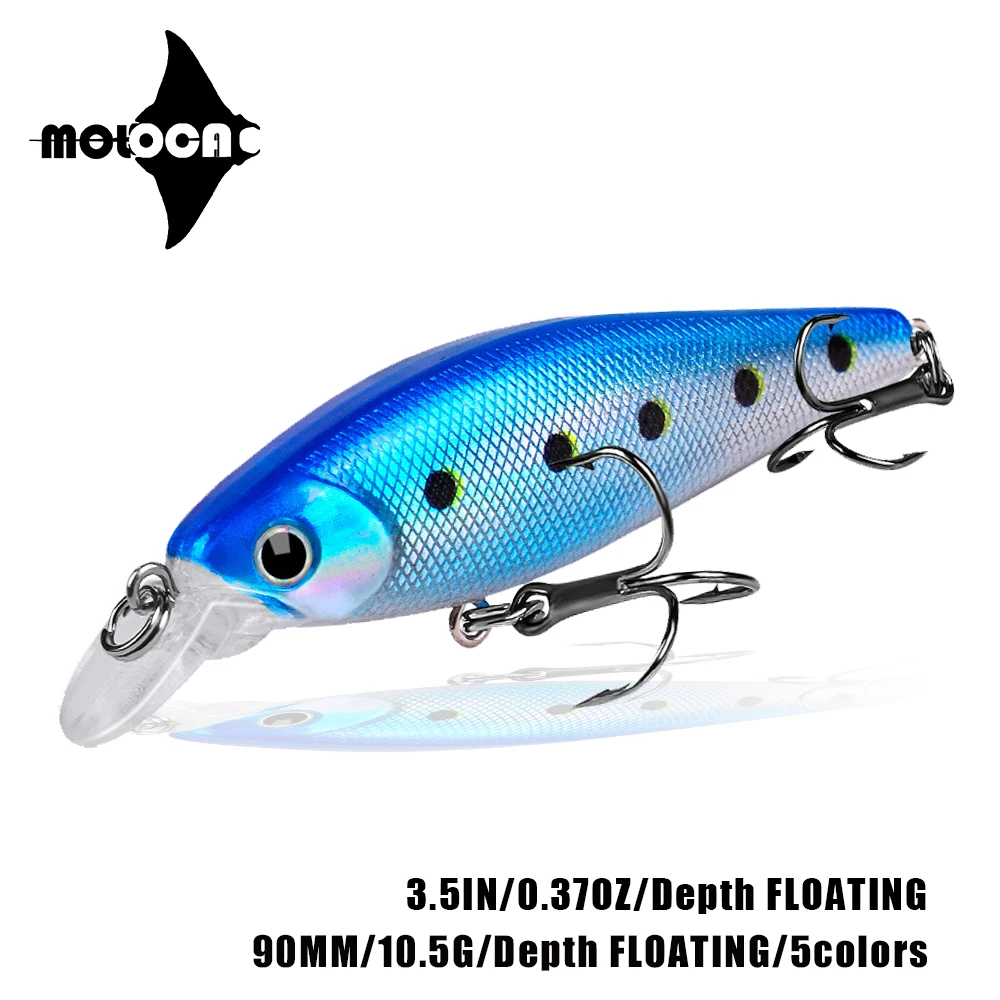 

Fishing Lure Minnow 90mm 10.5g Floating Peche Accessoire For Leurre Brochet Isca Artificial Wobbler Angeln Zubehor Dropshipping