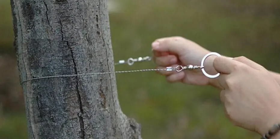 Портативное практичное аварийное снаряжение для выживания стальная проволочная