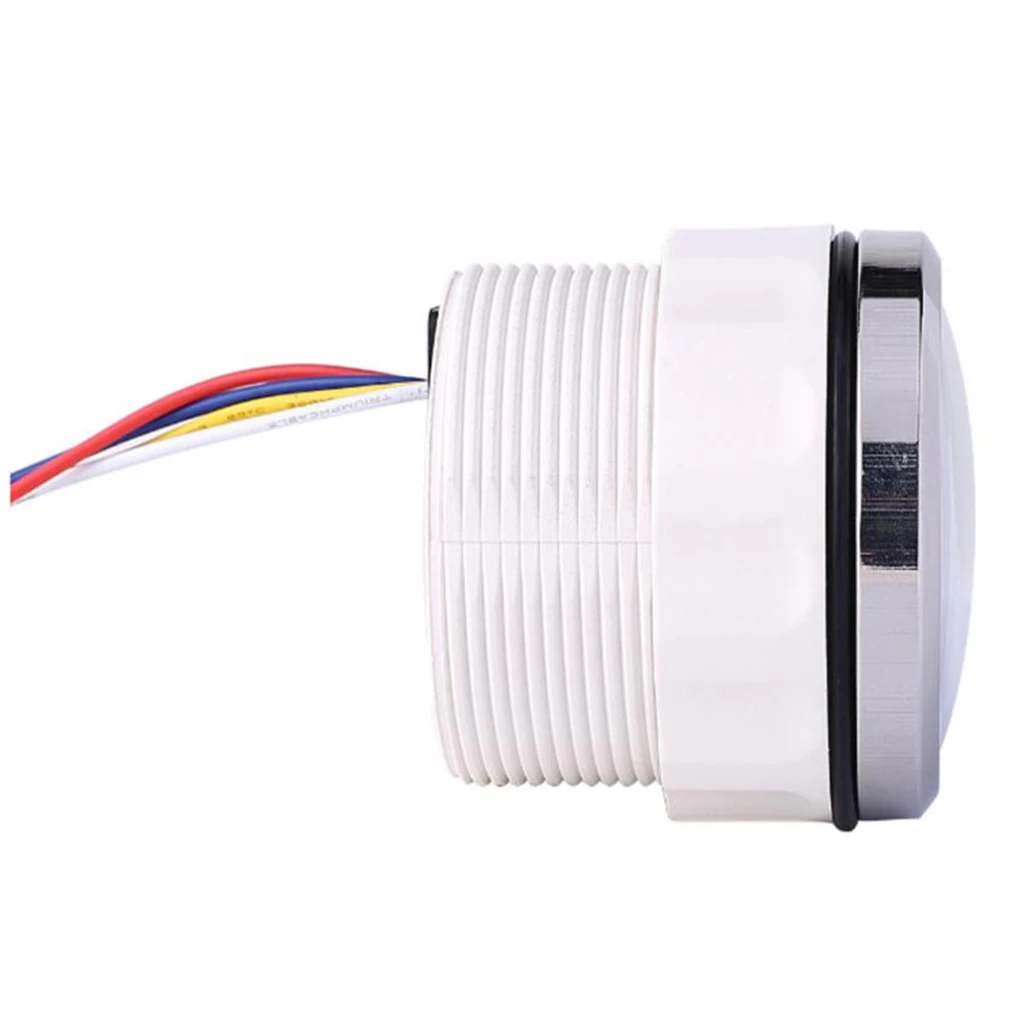 Черный/Хромированный датчик уровня воды для морской лодки яхты 12/24 В 52 мм|Морское