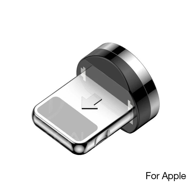 MOOJECAL светодиодный магнитный USB кабель для iPhone Xs Max 8 7 6 Plus usb type C кабель Micro USB кабель для samsung Xiaomi huawei USB C - Цвет: only for iPhone plug
