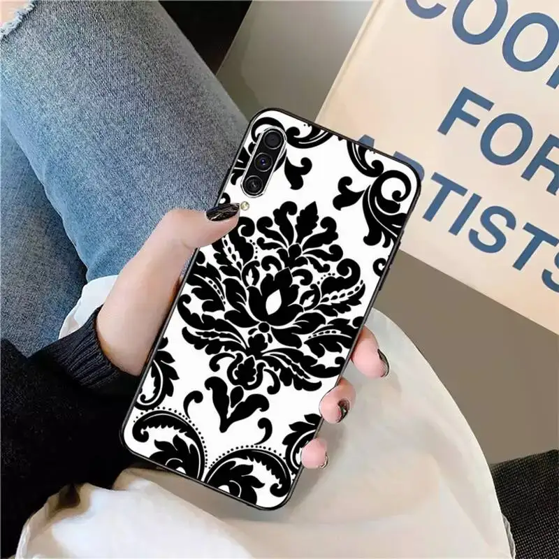 

Sexy Floral Lace fanshion pattern Phone Case For Samsung galaxy S 9 10 20 A 10 21 30 31 40 50 51 71 s note 20 j 4 2018 plus