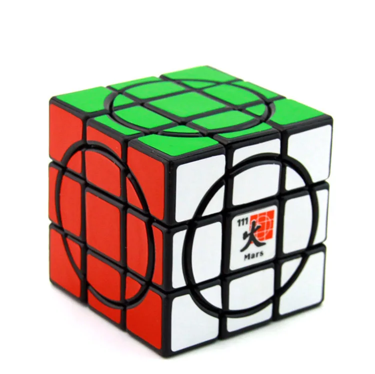 Mf8 Crazy 3x3x3 Eight planets Magic cube Puzzle black 5.7cm Earth Neptune MarsSaturn Venus Jupiter Mercury Uranus X'mas birthday | Игрушки