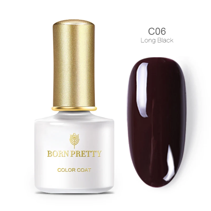 C06 BORN PRETTY Гель-лак для ногтей красный кофе фиолетовый серый замочить от УФ светодиодный Гель-лак Полупостоянный дизайн ногтей геллак 6 мл для DIY Советы - Цвет: C06