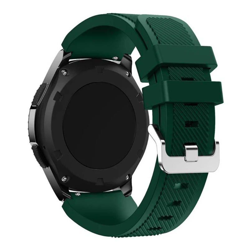 

22mm Silicone strap For -Amazfit GTR,Huawei Watch GT2,-Galaxy Watch3 Wristband