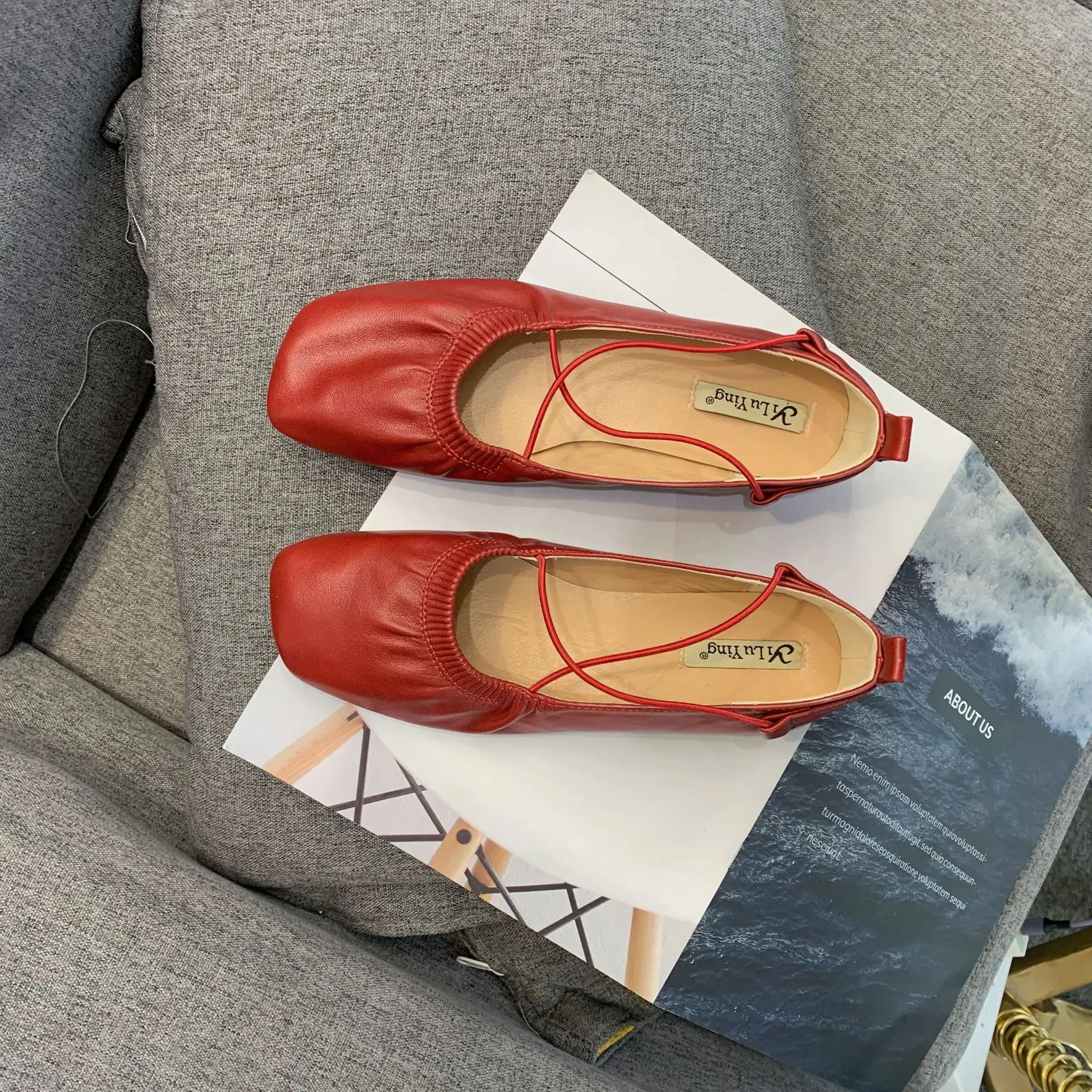 

Summer Shoes Ladies Women's Moccasins Soft Square Toe Casual Female Sneakers Shallow Mouth Flats 2021 Retro Grandma Dress New Ba