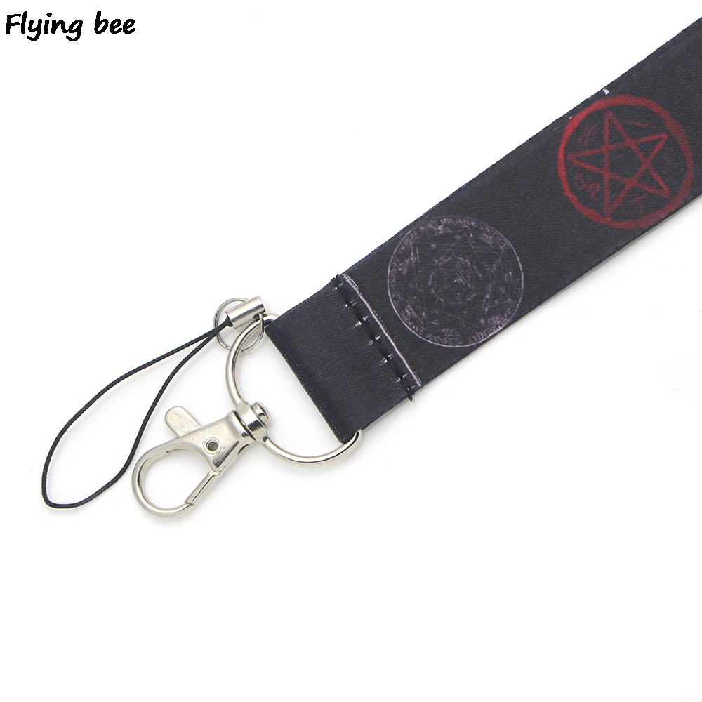 Flyingbee супернатуральный крутой ремешок для ключей держатель женский Талрепы ID