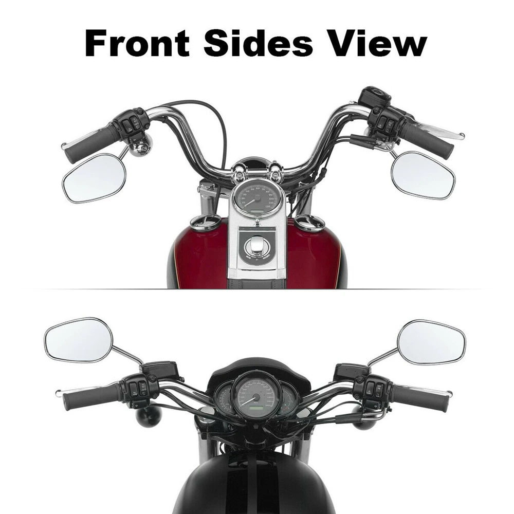 Afetermarket Бесплатная доставка мотоциклетного зеркала для моделей Harley Davidson 1982-позже