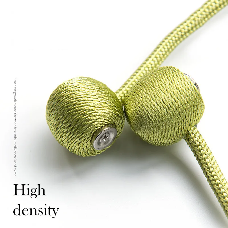 1pcs2pcs simple and elegant magnetic curtain buckle curtain accessories curtain straps home decoration pink yellow gray free global shipping