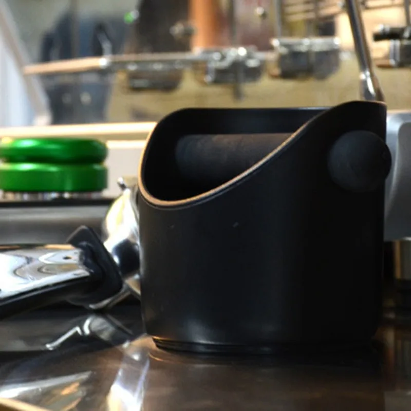 Anti Slip Shock-absorbent Espresso Knock Box Coffee Grind Dump Bin Waste With Detachable Bar For Barista | Дом и сад