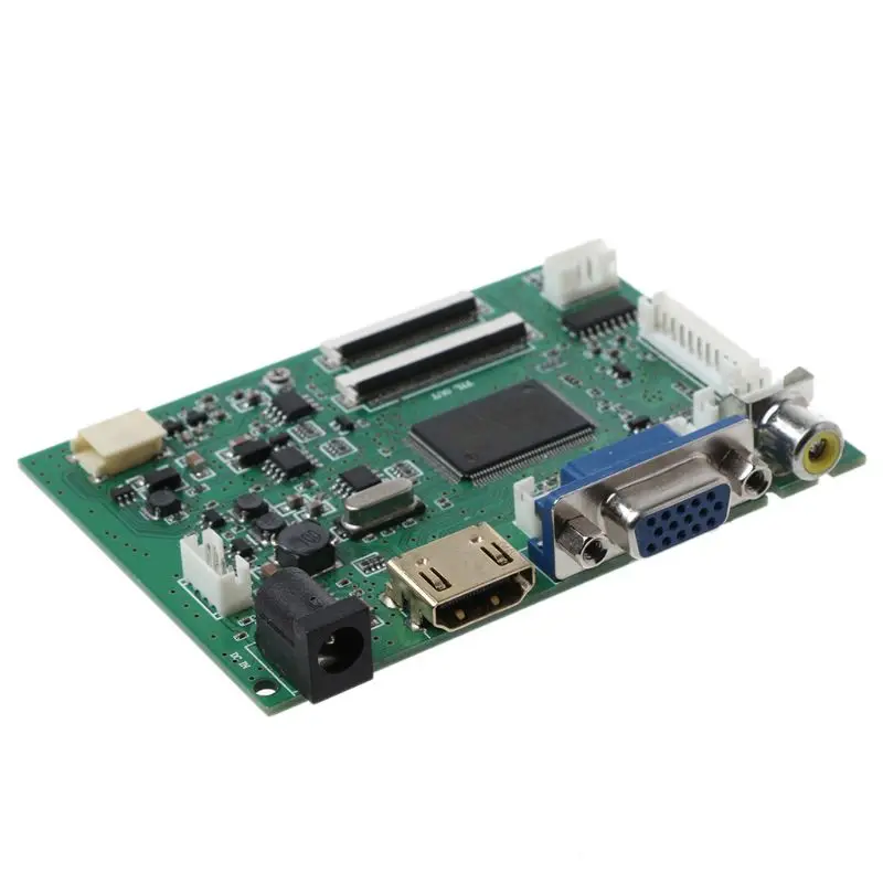 1Set HDMI VGA 2AV 40/50 Pins PC Controller Board Module for Raspberry PI 3 EJ101IA-01G 8 Bit IPS LCD Display Driver
