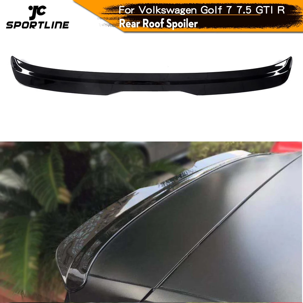 

ABS Car Rear Roof Spoiler Wing Window Lip for VW Volkswagen Golf 7 2014 - 2018 MK7 7 / 7. 5 GTI R Bumper Only