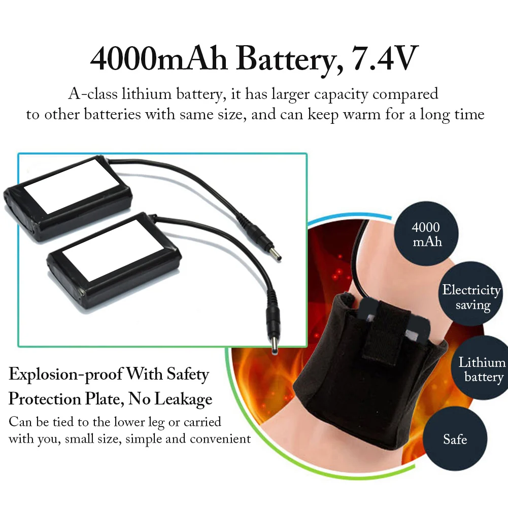 

Electric Heated Insoles 2 Styles Keep Feet Warm Cuttable Chargable Washable Heated Insoles