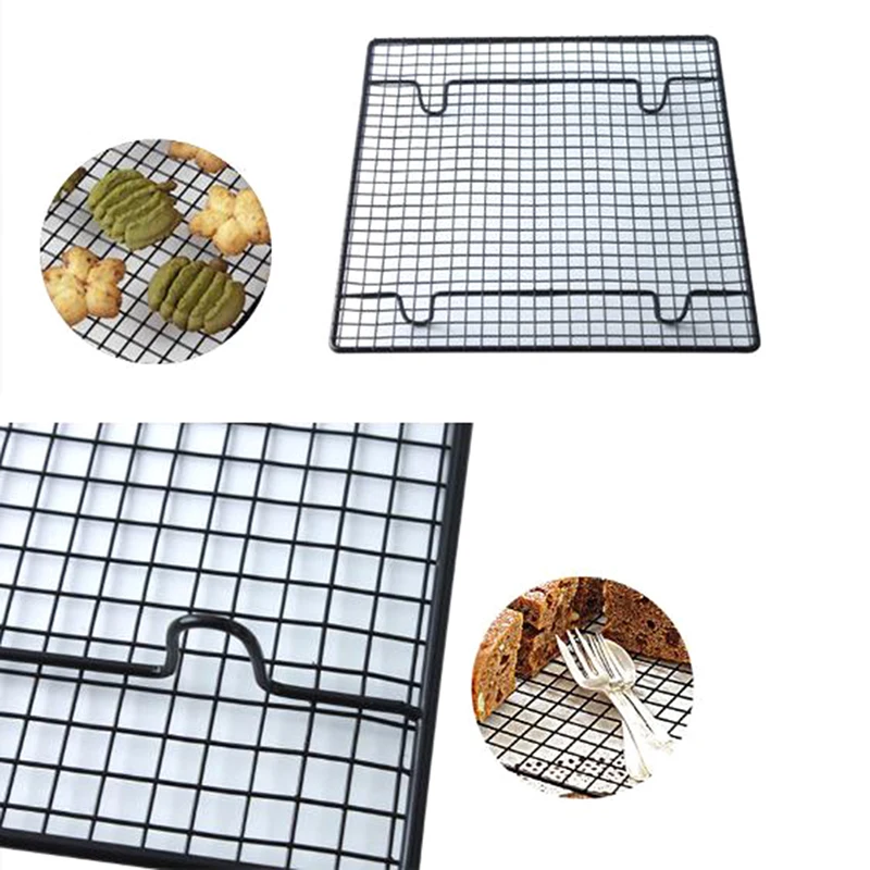

Rack Cooling Pie Biscuit Cookie Rack Baking Nonstick For Cake Bread Grid Baking Tray Stainless Steel Cooling Kitchen Tool