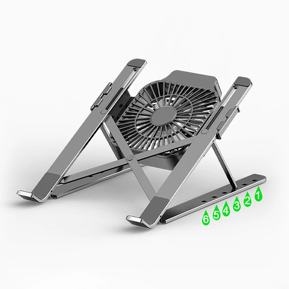 

Foldable laptop Holder tablet stand MacBook Air Pro stand laptop stand with Cooling Fan for Easy Carrying HP DELL Radiator
