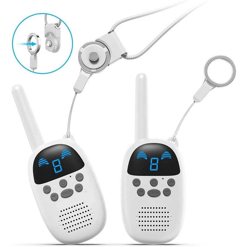2PCS Walkie Talkies 15 Miles Long Range Kids Toys Handheld 9 Channels Radio Communicator for Outdoor Adventure Ga | Электроника