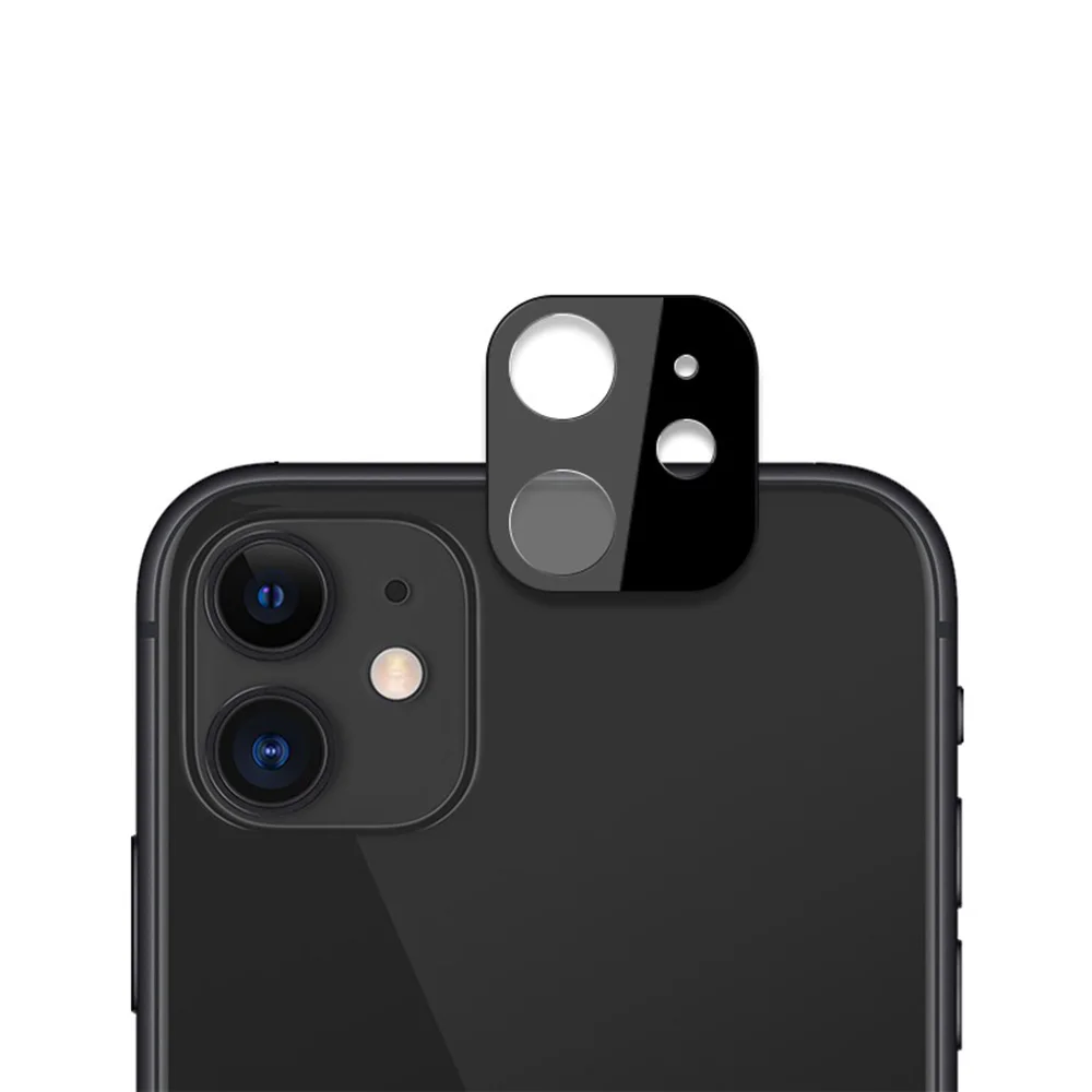 Для iPhone 11 6,1 дюйма Защитная металлическая рамка Полное покрытие стекло сотовый телефон объектив экран Защита от царапин