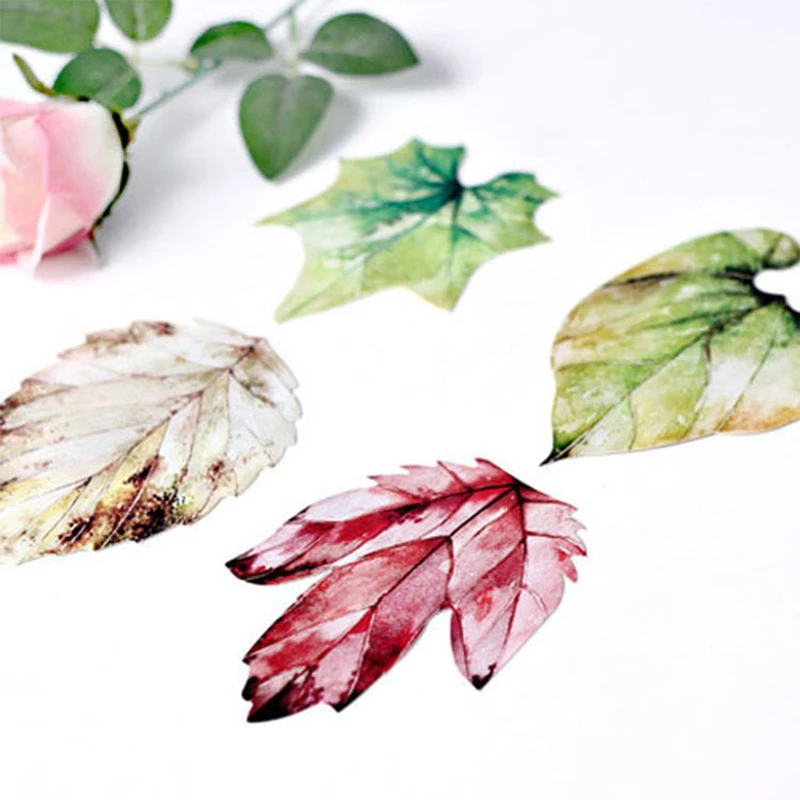 30 шт./компл. поздравительная открытка с листьями на день рождения конверт буквами