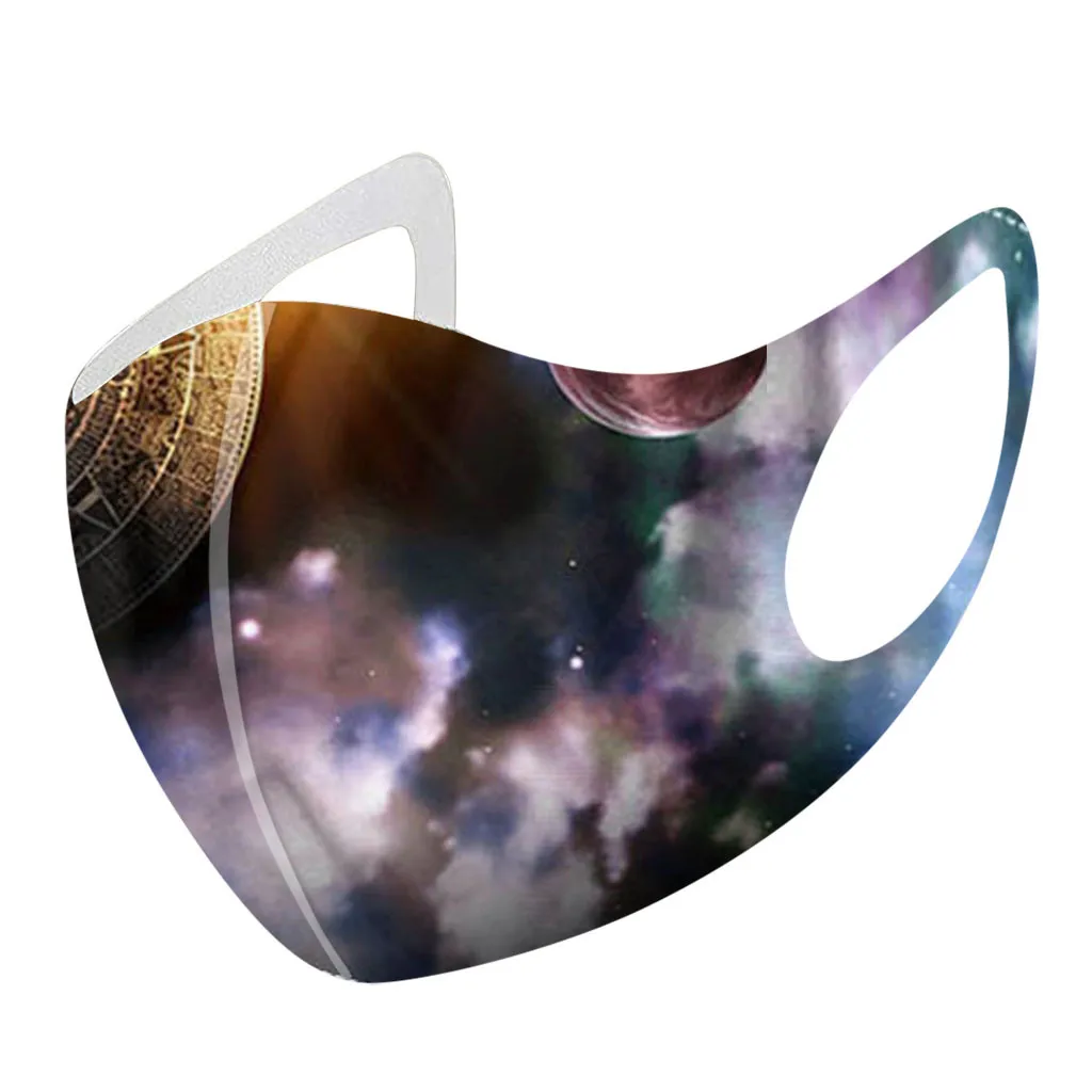 

Adult Mask Pm2.5 Outdoor Washable Reuse Face Mask Fashion Print Men And Women Dust-proof Sunscreen Mask Mascarilla #E