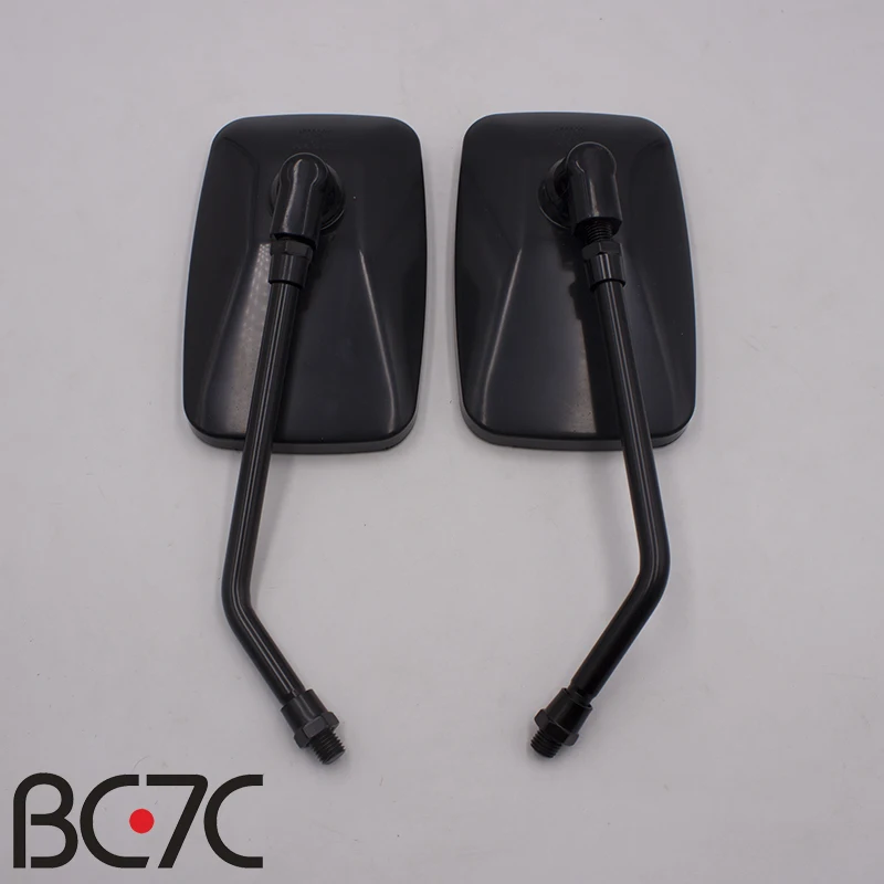 Мотоциклетное прямоугольное черное зеркало заднего вида мотоциклетное