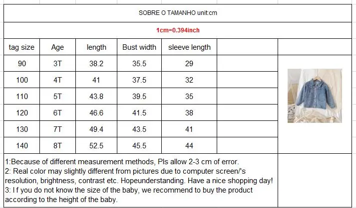 

Gooporson Little Baby Girl Fall Clothes Korean Fashion Pearl Denim Jacket 3-8 Years Children Costume Kids Jackets Coat Tops