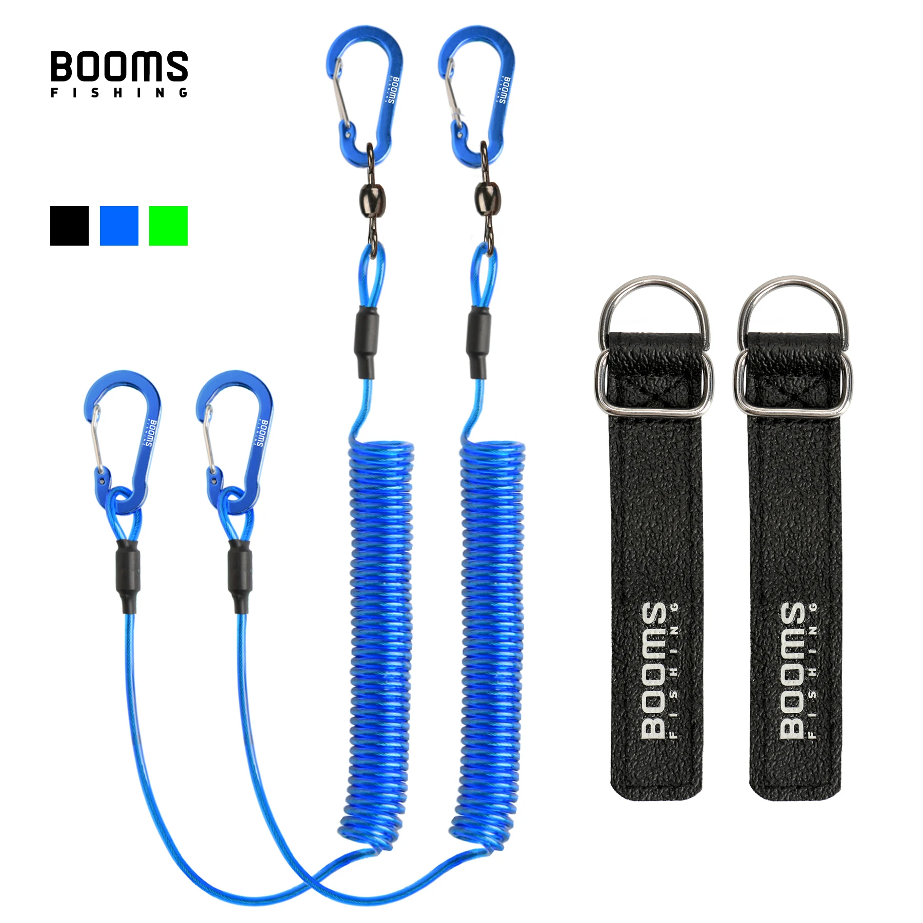 Booms Fishing T02 Heavy Duty Fishing Lanyard for Fishing Tools/Rods/Paddles 