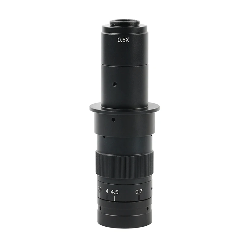 180X зум регулируемый монокулярный Объектив C-mount + 0.35X 1X адаптер объектива до 300X 120X