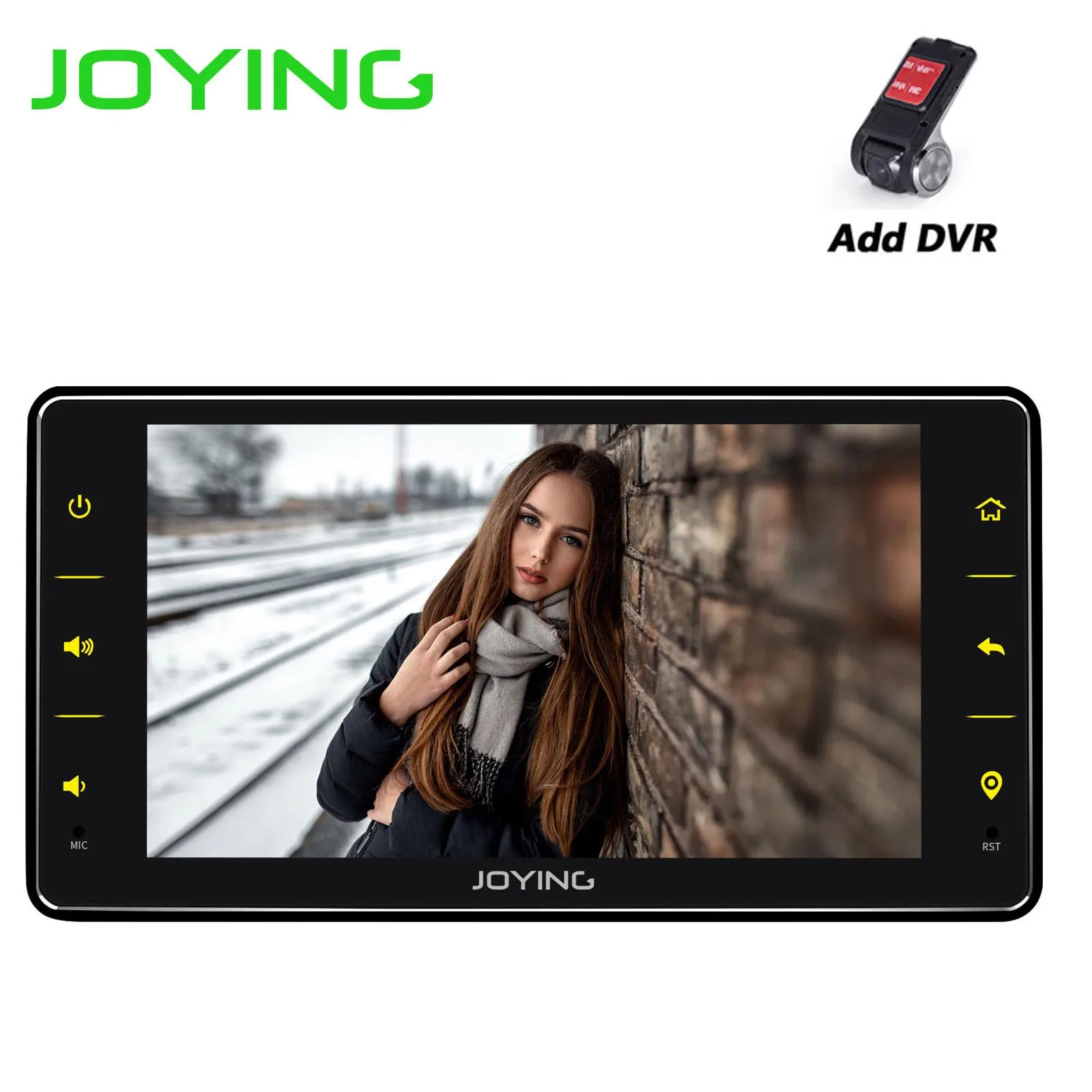 Add DVR 4G+ 64G Универсальный 6," 1 Din Авторадио автомобильный стерео сенсорный экран автомобильный аудио радио gps FM приемник Carplay Bluetooth DSP 4G модем BT - Цвет: Add DVR