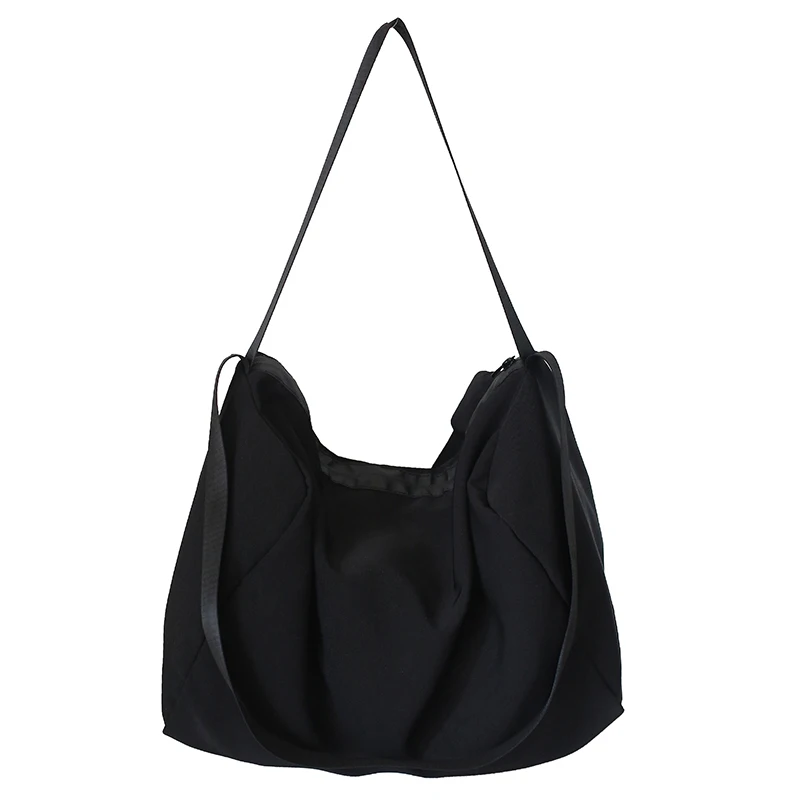

Women Bags Nylon Casual Tote Large Shoulder Large Capacity Shopping Bag Simple Solid Color Women Handbags 2020