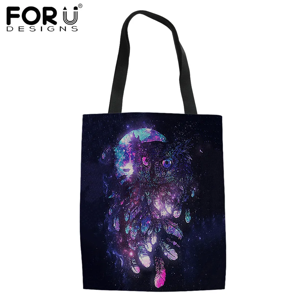 

Женская Холщовая Сумка-тоут с рисунком звездного животного