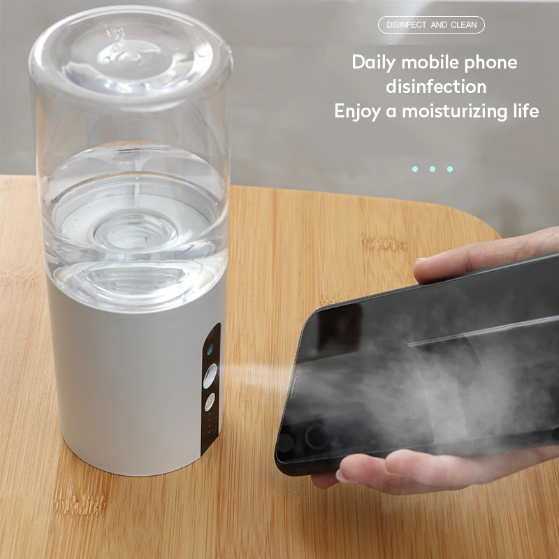 

320ML Air Humidifier Infrared Induction Automatic Alcohol Disinfection Sprayer Hangable Air Diffusier For Bathroom Smart Home