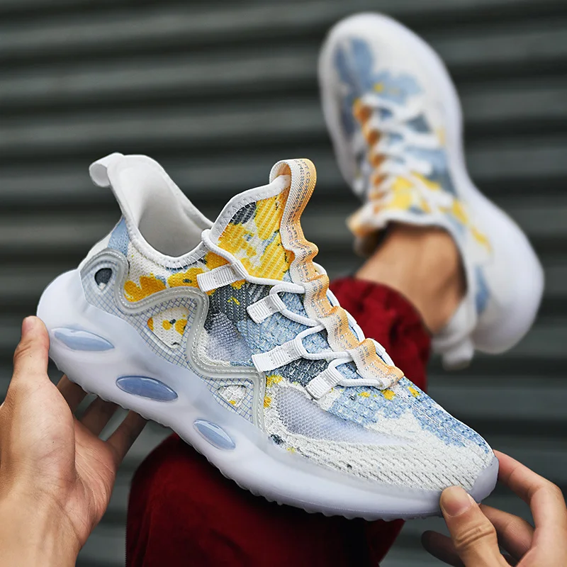 

Мужские кроссовки с кокосовым покрытием, мужские теннисные туфли, беговые кроссовки, эластичная обувь для баскетбола, мужские повседневные...