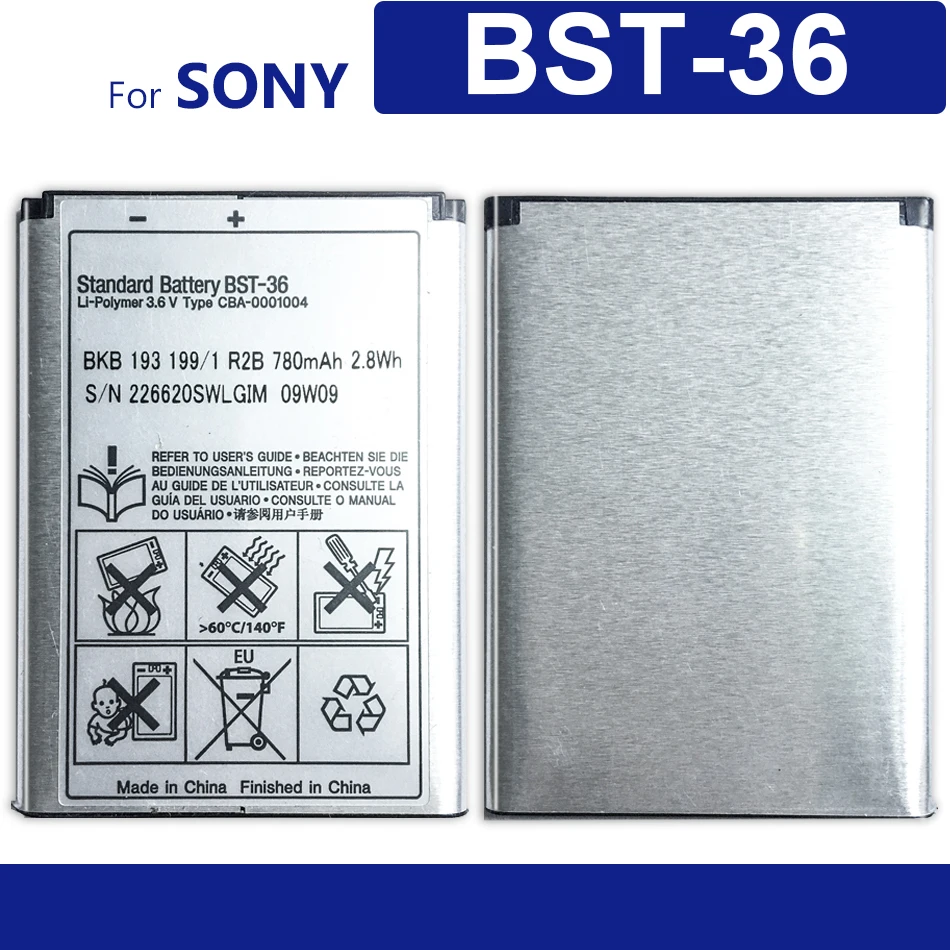 Аккумулятор KiKiss BST 36 780 мАч для Sony Ericsson J300 K510i Z550a K310 J300C X0001 Z550C K320 K310i W200 Z550i Z558 K310c