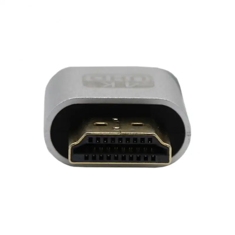 Адаптер Виртуального дисплея совместимый с HDMI 4K DDC EDID фиктивная вилка дисплей