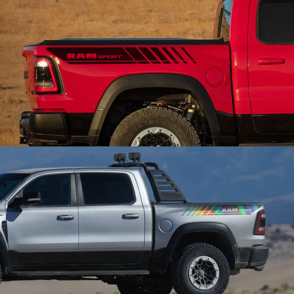 Автомобильные наклейки для Dodge RAM Sport пикапа заднего багажника боковые
